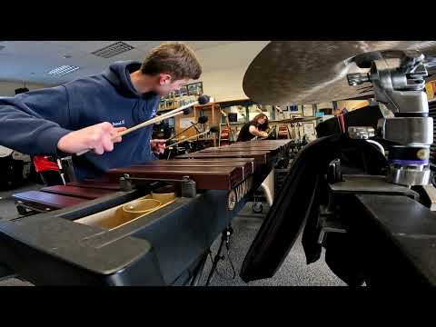 CVHS Front Ensemble Center Marimba cam 2023 Dystopia