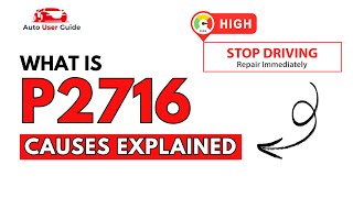 OBD Code p2716 Guide to Repair