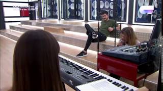 Amaia ensaya &quot;Shake it out&quot;