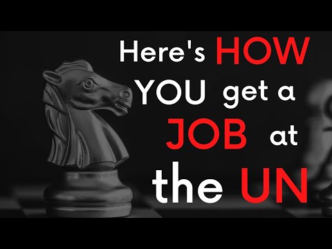 How to get a job at the United Nations | How to into the World Bank (From South Asia)