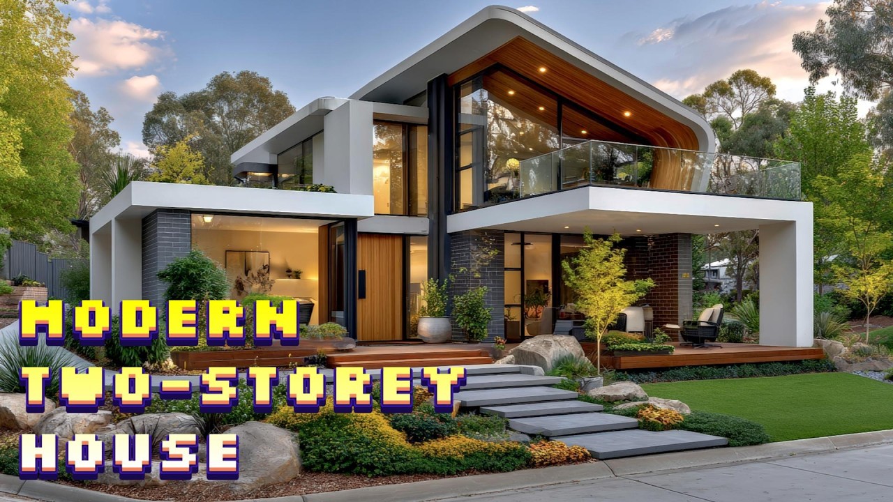 Top 10 Modern Contemporary Two-Storey House Design Trends 2025 | Open Plan Living & Stylish Facade.