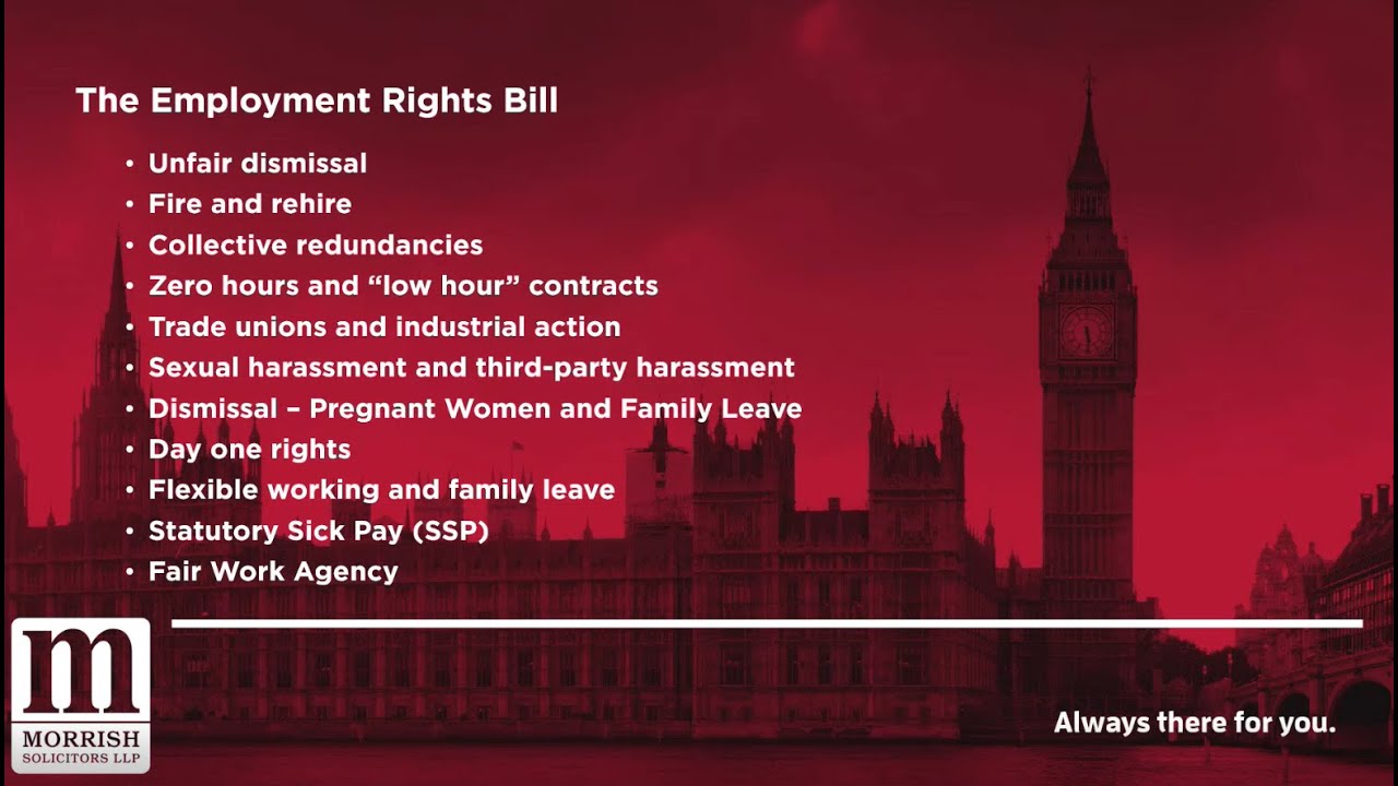 Morrish Employment Law update - 06-11-2024