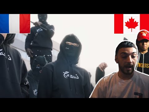 CANADIANS REACT TO FRENCH DRILL - Amine Farsi x Freeze Corleone 667 - FRAUDE (Clip Officiel)