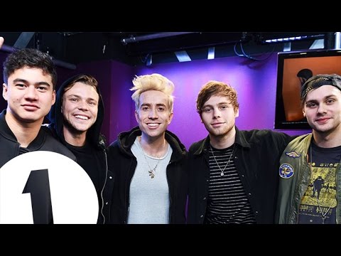 5SOS talk fan fic, pizza and penguins with Grimmy
