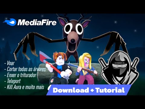 Como baixar e instalar script no 99 noites na floresta TUTORIAL + DOWNLOAD Mediafire