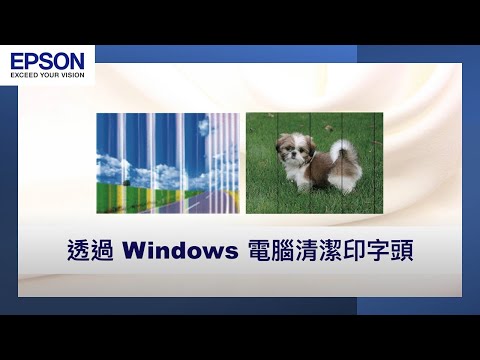 透過 Windows 電腦清潔印字頭