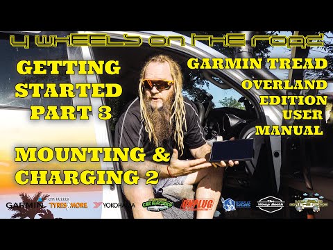 Garmin Tread Overland Edition Manual - Getting Started 3 - Mounting & Charging 2 #shorts#shortsvideo