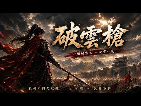 《破雲槍》Po Yun Qiang | 一槍破雲上,一笑震八荒,山河在我便不降 | Chinese Epic Battle Song | 古風熱血戰歌