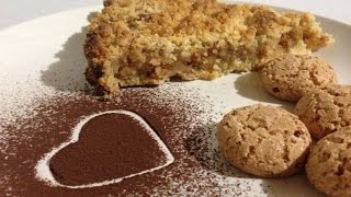 Torta Sbriciolata Mandorle,Amaretti e Ricotta (ITA) || Crumb Cake