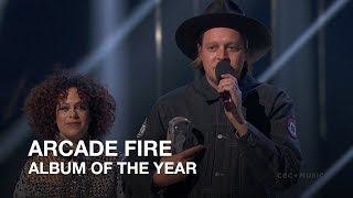 Arcade Fire win Album of the Year | Juno Awards 2018