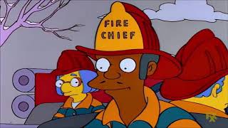ned flanders saves homer from a fire the simpsons