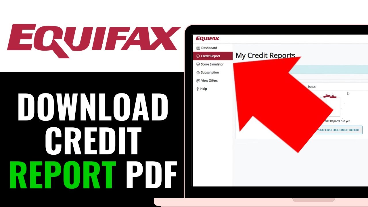 How to Download Equifax Credit Report PDF 2025 (QUICKLY)