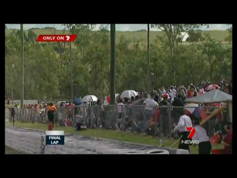 Mini Cooper Racer Crashes In To Crowd