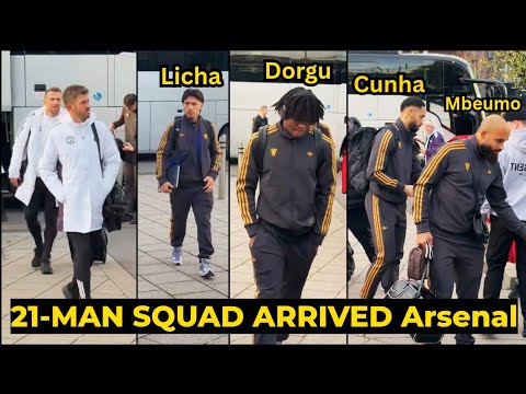 Carrick,Mbeumo,Bruno,Casemiro,Dorgu | United 21-Man SQUAD ARRIVE Arsenal | FIND OUT WHO'S IN SQUAD