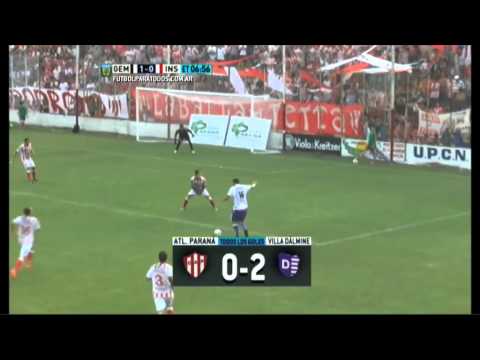 Los goles de Atlético Paraná 0 Dálmine 2.Fecha 3.Torneo Primera B Nacional.Fútbol Para Todos