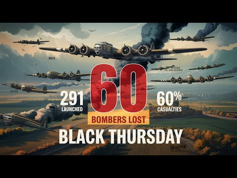🚨 BLACK THURSDAY: 60 Bombers Lost in One Day | The Schweinfurt Raid 1943 ✈️