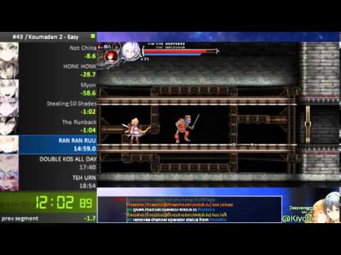 Touhouvania 2 Easy New PB - 18:33.61