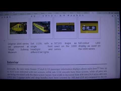 MongoTV_8847 - LOOKING AT GAMER PC HARDWARE - Part 1093 - Tokyo Metro 1000 Series - Japan