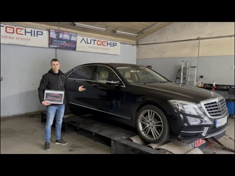 Mercedes S-Class — DPF/EGR/FLAP OFF + Stage 1 (Dyno)