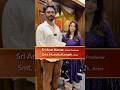 Smt Manvita Kamath Sri Arun Kumar Visit ISKCON Bangalore Temple