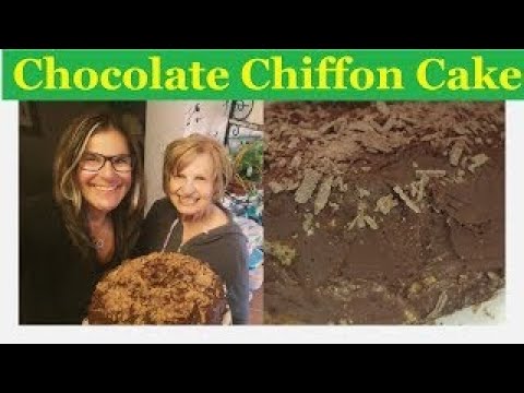 Chocolate Chiffon Cake Recipe By Risa