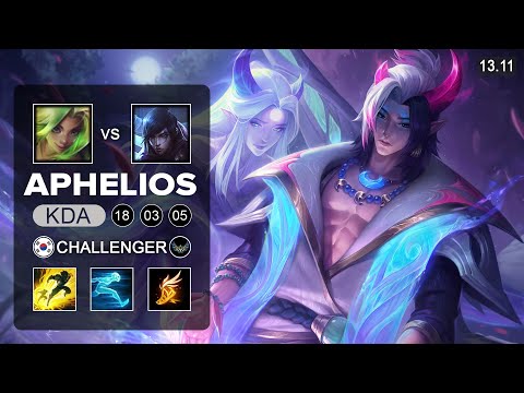 Aphelios vs Zeri ADC - KR Challenger - Patch 13.11 Season 13