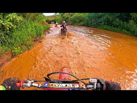 LAMA BARRO E CHUVA! PRIMEIRA TRILHA DO ANO FOI LOUCURA TOTAL EM BARÃO DE COTEGIPE - RS