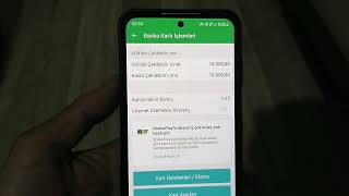 Garanti bankası Mobil Bankacılıkta İnternet üzerinden alışveriş açma ve kapama n