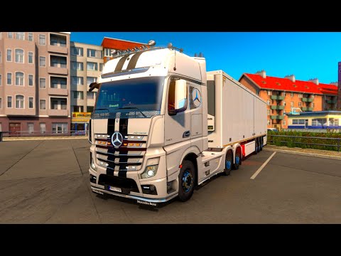 POV Driving Mercedes-Benz Actros Going  Back to Garage  - Euro Truck Simulator 2 | Hand Cam