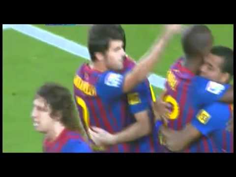 Barcelona Vs Osasuna 1-0 Lionel Messi Goal - La Liga 17/9/11
