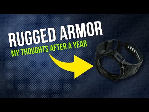 Spigen Rugged Armor Pro Designed for Galaxy Watch 4 Classic  - Review After a Year of Daily Use!