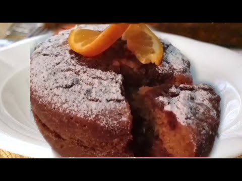 simple and delicious Orange pie in parle- g Lava cake