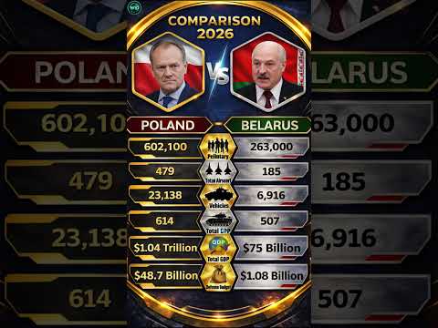 POLAND 🇵🇱 vs 🇧🇾 BELARUS: The $48 BILLION  (NATO vs Russia's Ally)