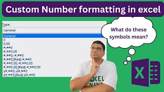 Custom Number Format in Excel 2016 |Number Formatting MasterClass | Free Cheat Sheet download!