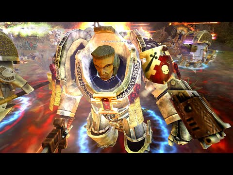 Imperial Forces vs Chaos Space Marines - Titanium Wars - Warhammer 40K Dawn Of War Soulstorm