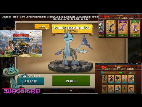 Dragons Rise of Berk Unveiling Dreadfall Season End Acquiring the Rare Zombie Featherhide Dragon!