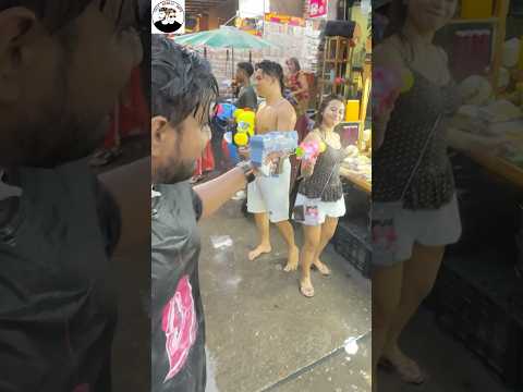 Thailand Water Festival 🇹🇭🔫 | #thatmadrasguys