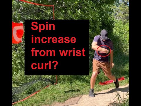 Does wrist curl increase spin - tech disc tests disc golf