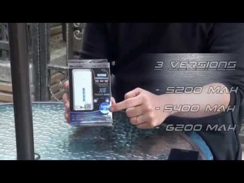 Seventeam X6 powerbank with USB dual-charge hands-on review