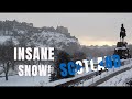INCREDIBLE SNOW in EDINBURGH | News Update SCOTLAND