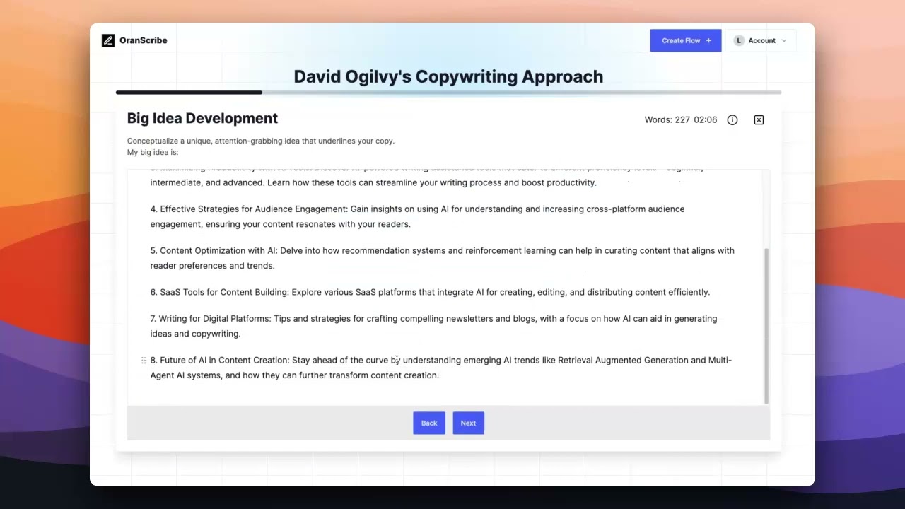 Write Like a Legend: Unlock the Secrets of David Ogilvy with OranScribe.