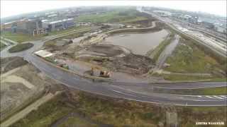 werkzaamheden N261 vanuit de lucht