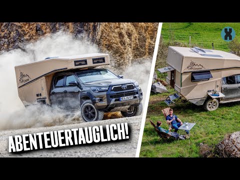 Robuste Pickup Abenteuer-Kabine für 2-3 Personen: Laske Expedition im Test