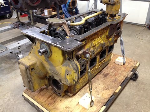 Caterpillar D2 #5J1113 Diesel Engine Assembly Ep.16: Front Suction Bell & Front Cover Installation