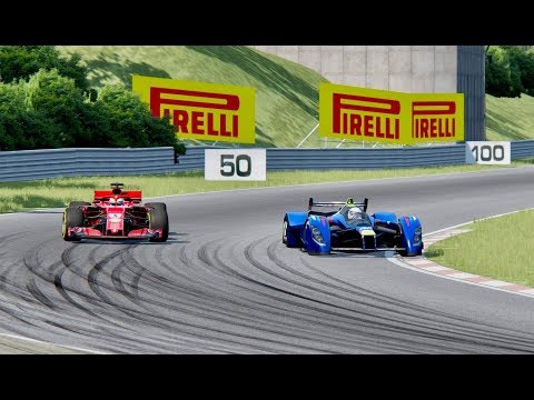 Ferrari F1 2018 vs Red Bull X2010 - Hungaroring