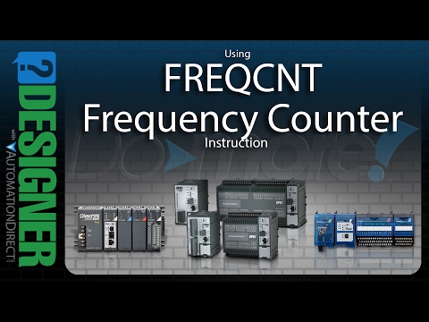 BRX Do-more Designer Using the FREQCNT Instruction from AutomationDirect
