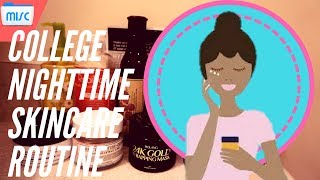 College Nighttime Skincare Routine | Korean Skincare 2017