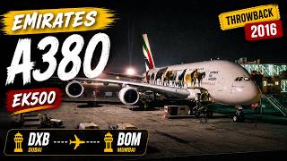 Emirates A380 Flight Report | Dubai to Mumbai (EK500) United for wildlife livery 2016 Experience