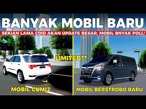 Melihat Mobil2 Terbaru Di CDID Update Mendatang Sebelum Rilis‼️​ - Roblox CDID Update