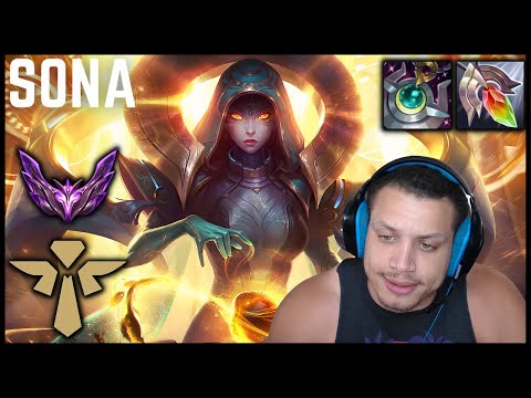 ❄️ Tyler1 ABUSING SONA FOR LP | Sona Support Full Gameplay | Season 12 ᴴᴰ